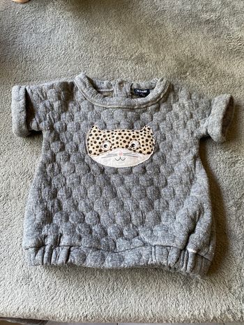 Robe molletonnée manches courtes