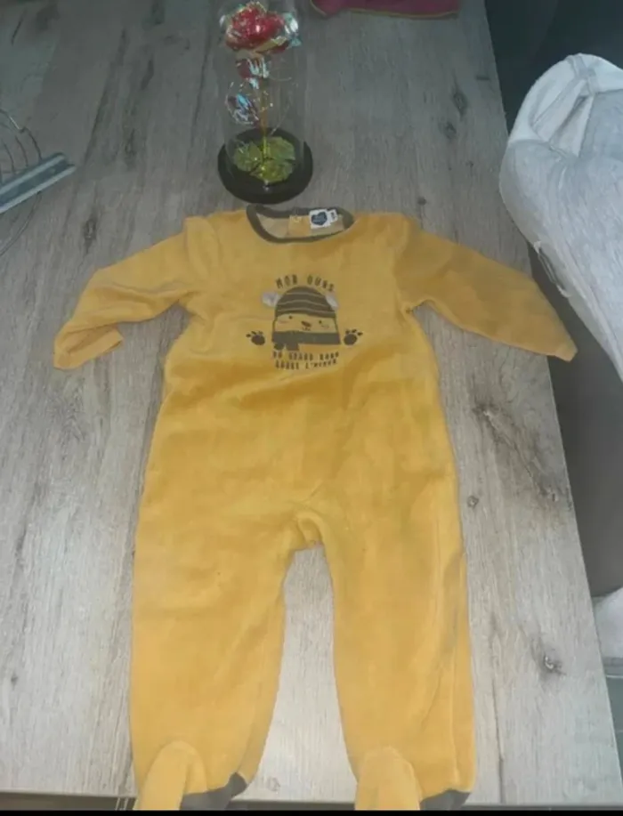 🧸 Pyjama bébé "Mon Ours" 🧸