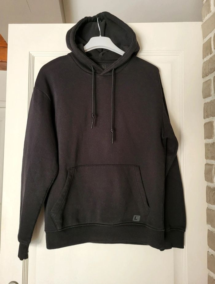 Sweat à capuche noir Liberto