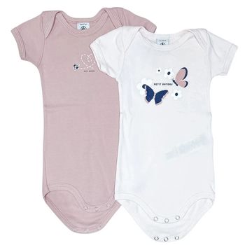 Petit Bateau Lot de 2 bodies 6 mois