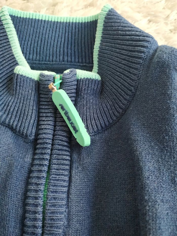 Gilet bleu 5 ans - photo numéro 5