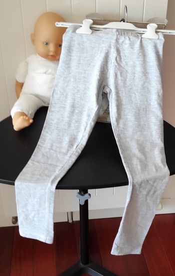 Legging fille 8 ans – gris clair