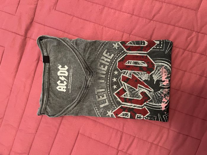 T-shirt AC/DC Let there be Rock Effet Dip-Dye - photo numéro 10