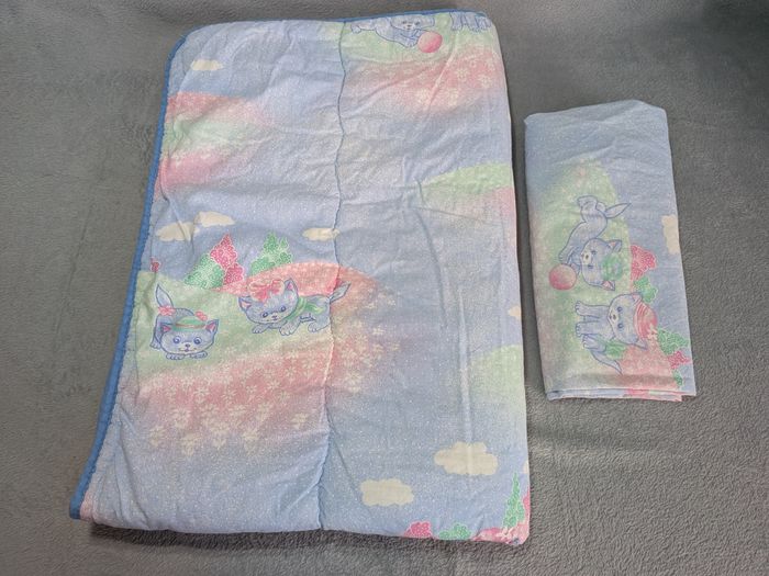 Couverture + Drap Housse - Petits Chats