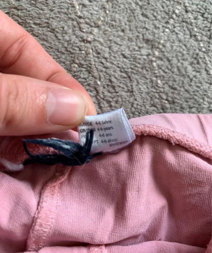 Legging rose fille taille 4/5 ans - photo numéro 3