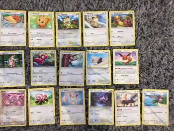Cartes Pokémon base coloris gris clair