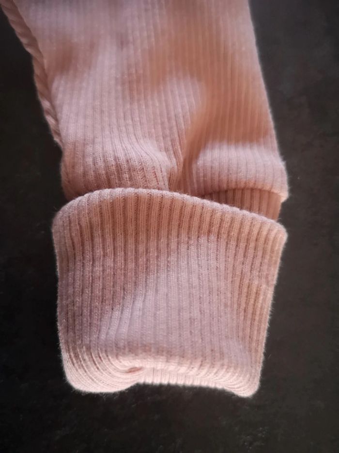 Legging rose poudré Verbaudet taille 1 mois - photo numéro 3