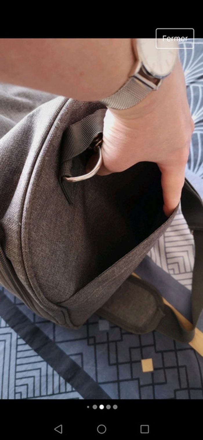 Super Sac à langer gris mixte - photo numéro 4