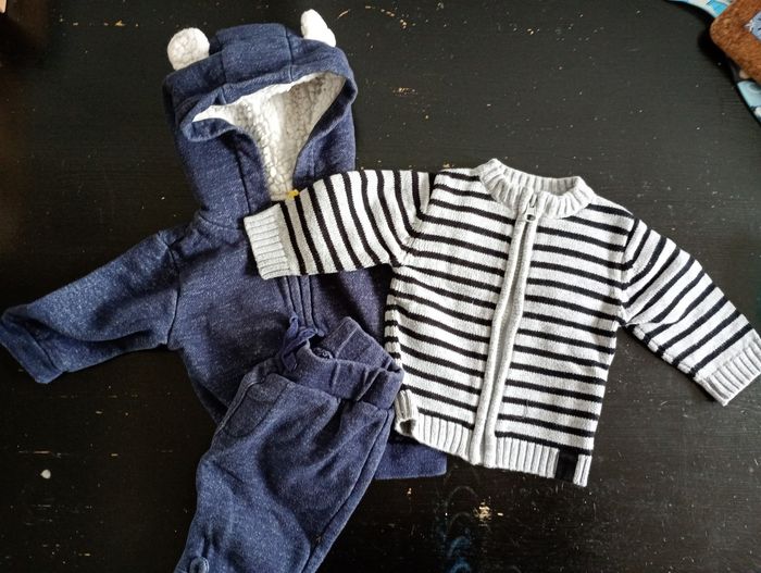 Veste et ensemble 3 mois garçon hiver