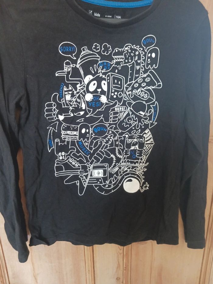 T-shirt ml garçon 10 ans Gemo - photo numéro 4