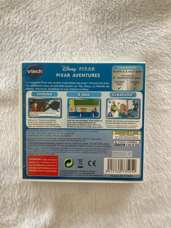 Jeu storio Pixar aventures en HD - photo numéro 2
