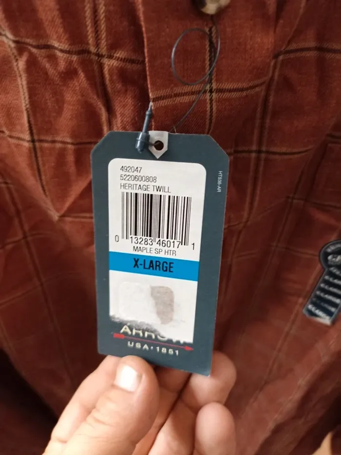 Chemise marron neuf taille xl - photo numéro 3