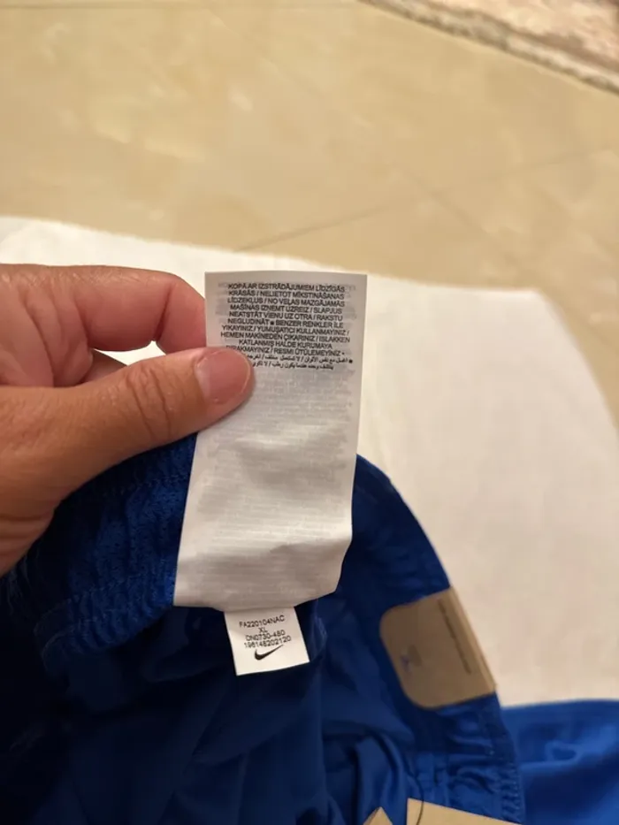 Short de foot Nike équipe de France taille XL adulte authentique neuf - photo numéro 8