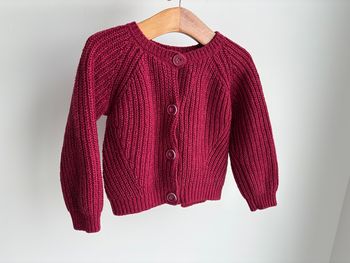 Gilet bordeaux chaud Catimini 3 ans