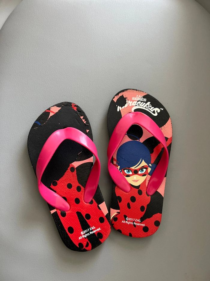 Tongs fille taille 26 miraculous
