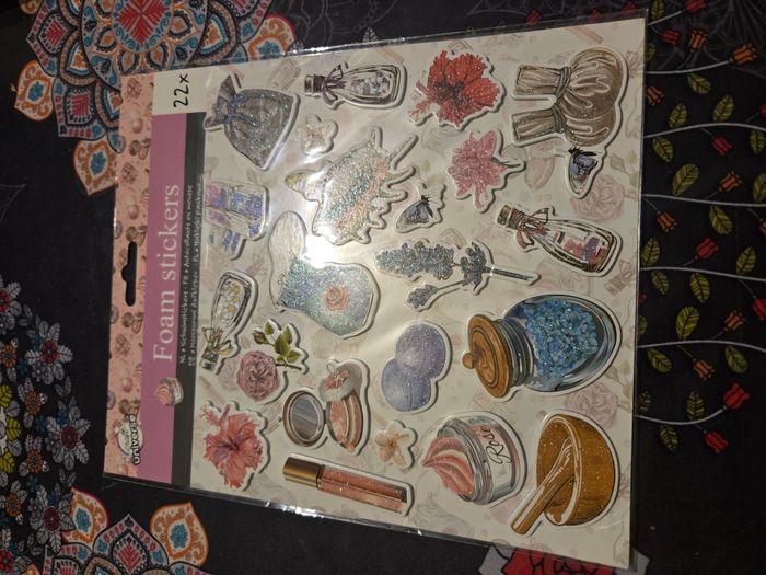 Planche de stickers 3d