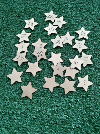 Lot 24 chiffres pour Calendrier de l'Avent Noël