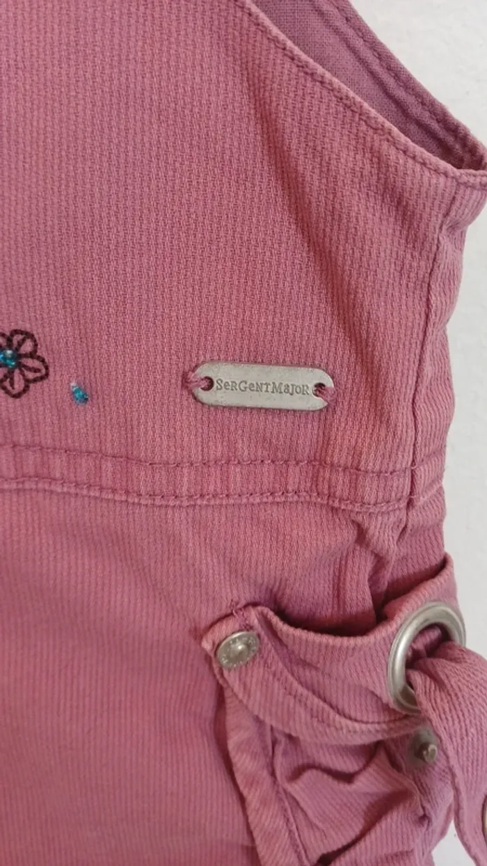 Robe rose, Sergent Major - Taille 2 ans - photo numéro 2