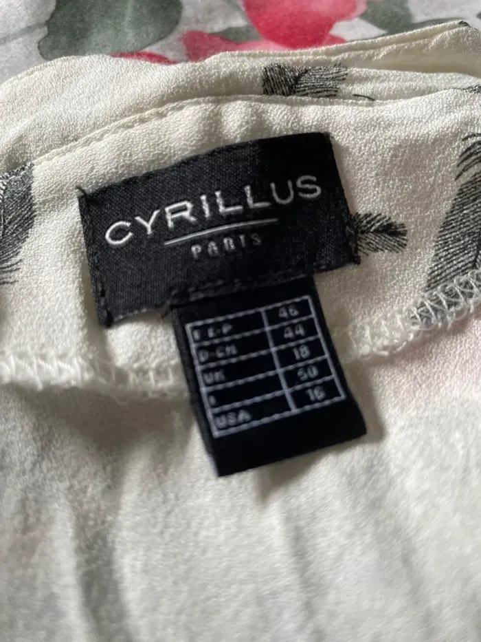 Chemise blanche à plumes cyrillus - photo numéro 2