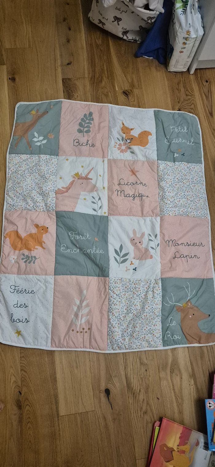 Tapis d'éveil vertbaudet rose licorne - photo numéro 2