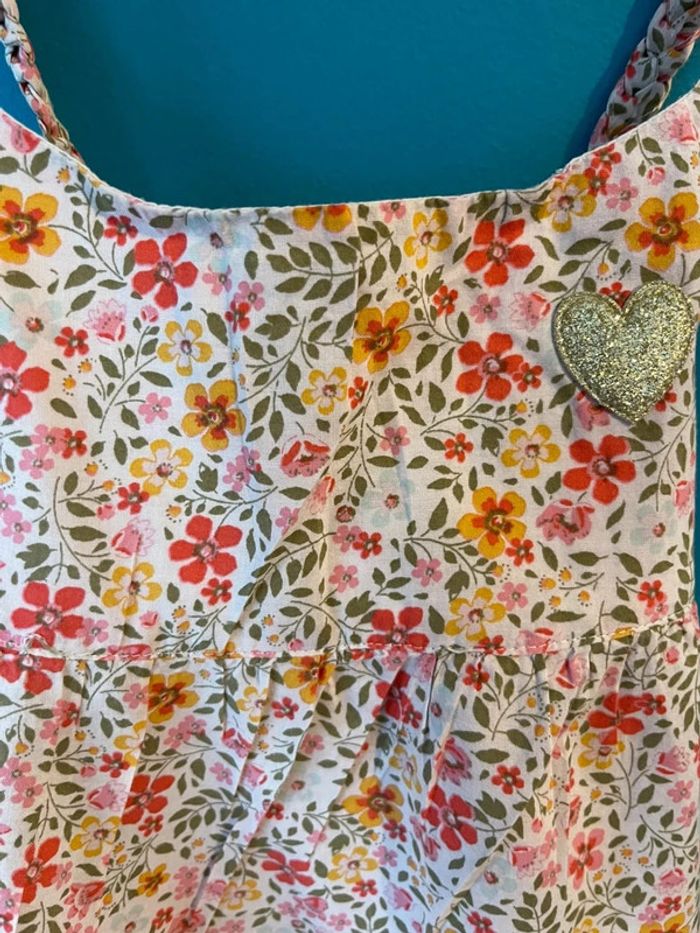 Jolie robe fleurie 4 ans sergent Major - photo numéro 2