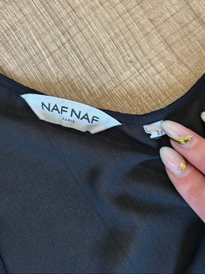Robe noire sans manches Naf Naf taille 34 excellent état - photo numéro 10