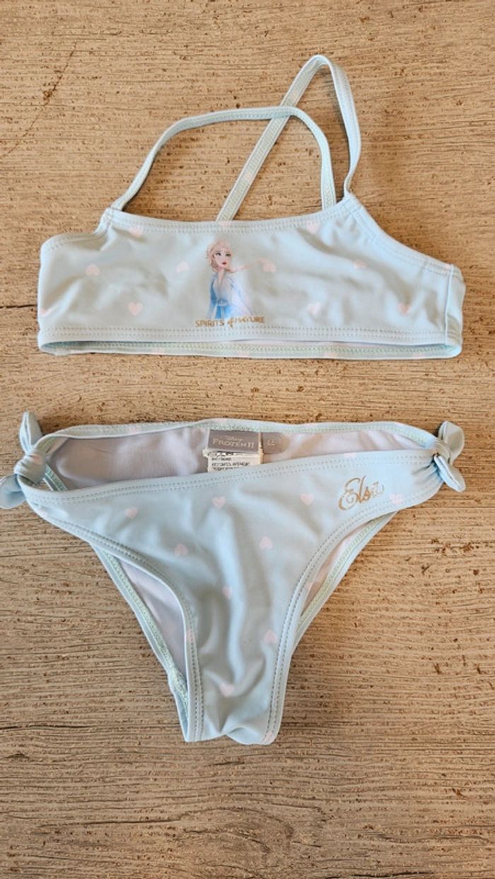 Bikini pour fille bleu très clair, Disney, Frozen II, 4 ans - photo numéro 2