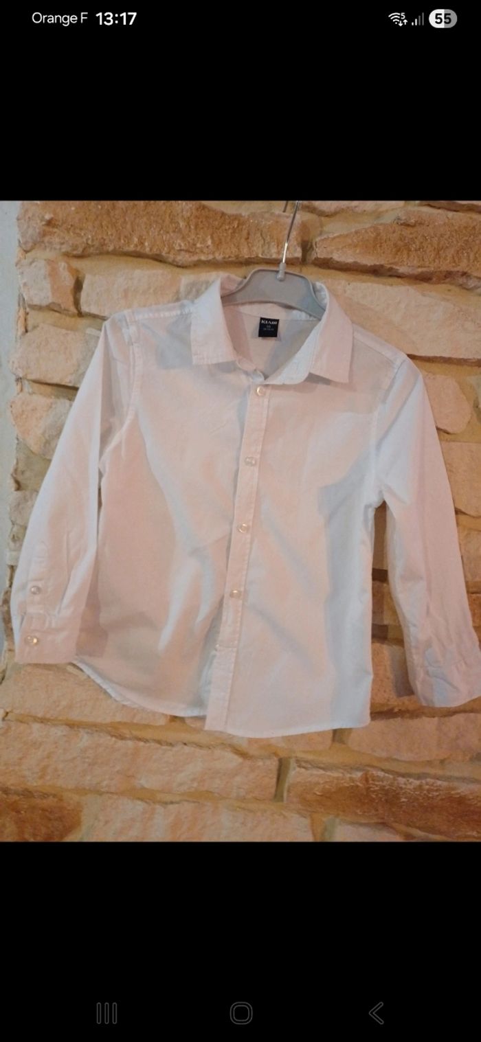 Chemise garçon taille 5 ans