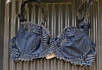 Soutien gorge bleu