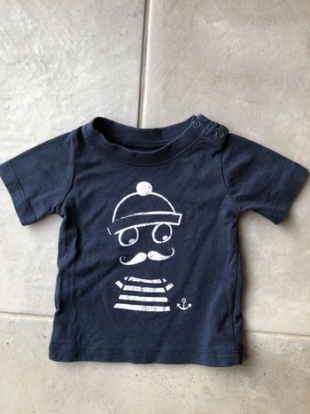 T-shirt bébé garçon Babyfab fabulous baby Tape à l’oeil taille 3 mois - 59 cm