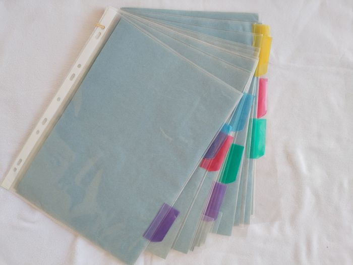 Lot Classeur souple Pochettes transparents Porte-vue Intercalaires - photo numéro 6
