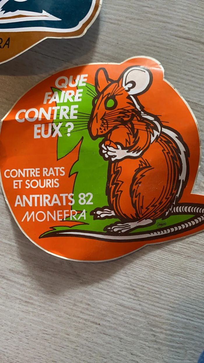 Autocollants des années 80 - photo numéro 3