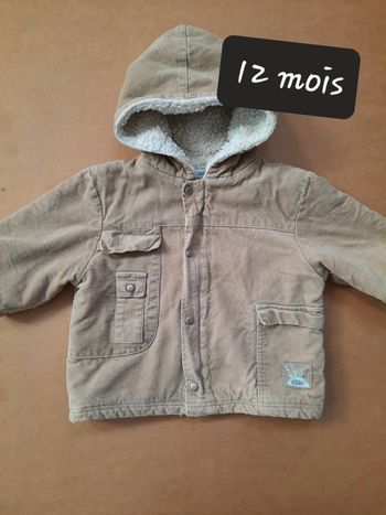 Manteau Kitchoun taille 12 mois