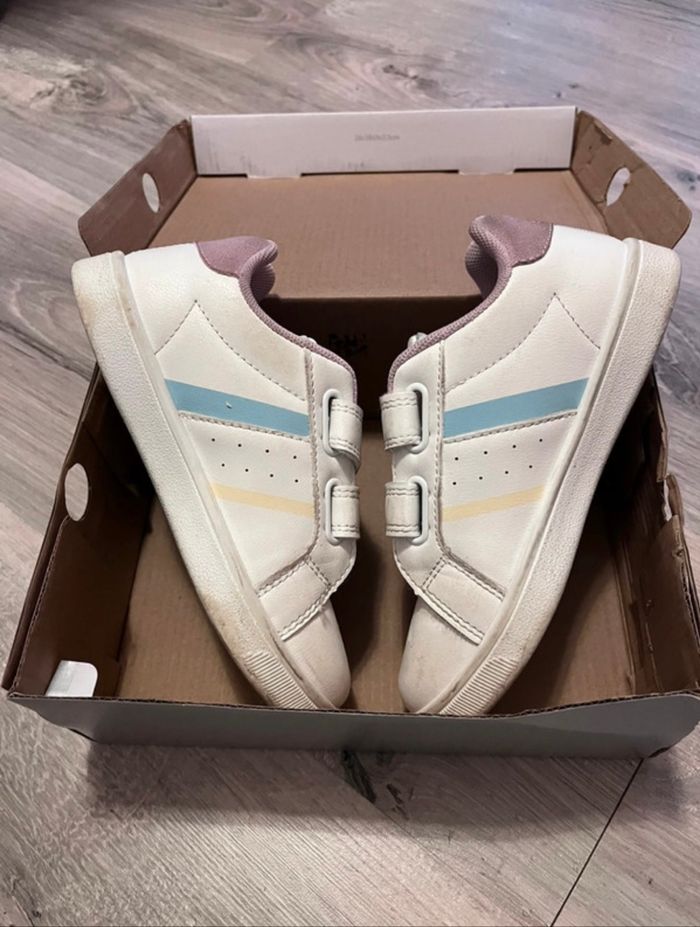 Baskets/Tennis Blanche taille 32 Kappa - photo numéro 3