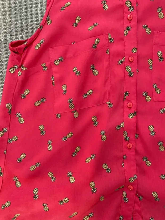 Chemise sans manches rose - photo numéro 2