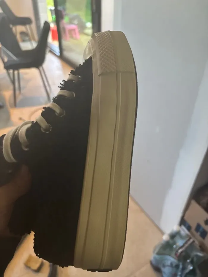 Converse plate-forme moumoute taille 37 - photo numéro 8