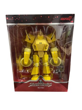 Figurine SilverHawks Buzz-Saw 20 cm Ultimates Super 7 neuf