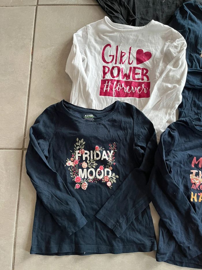 Lot tee-shirts manches longues petite fille - photo numéro 2