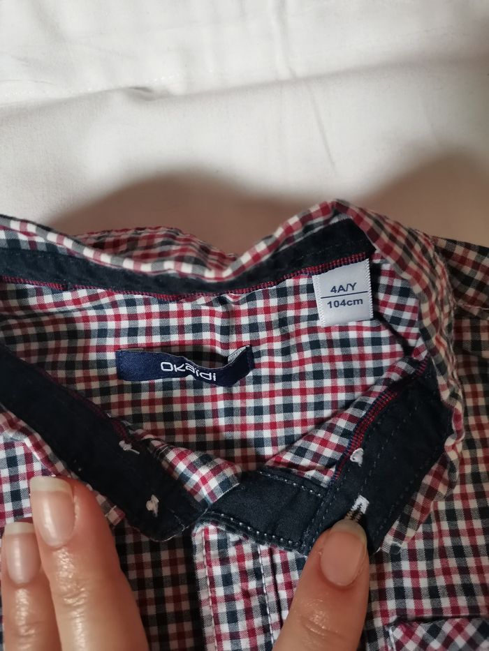 Chemises manches longues okaidi 4 ans - photo numéro 2