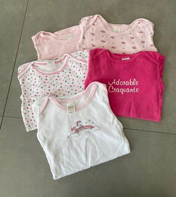 Lot 5 bodies BBF - 24mois