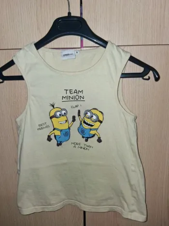 Tee-shirt sans manche minions