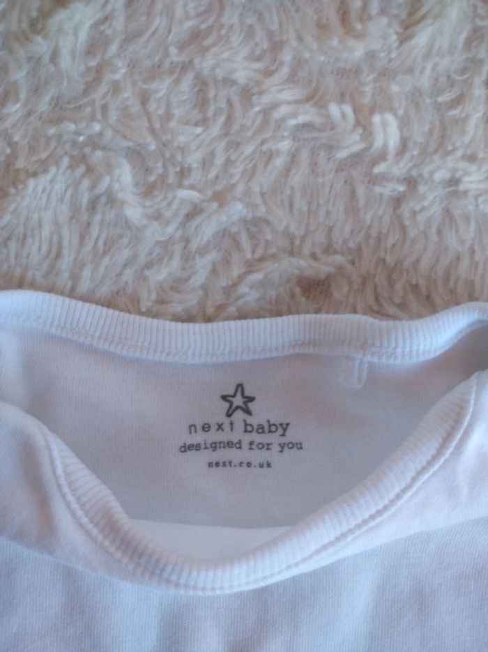 Lot de 2 bodies manches courtes Mixte 3/6 mois Next Baby 100% coton - photo numéro 11