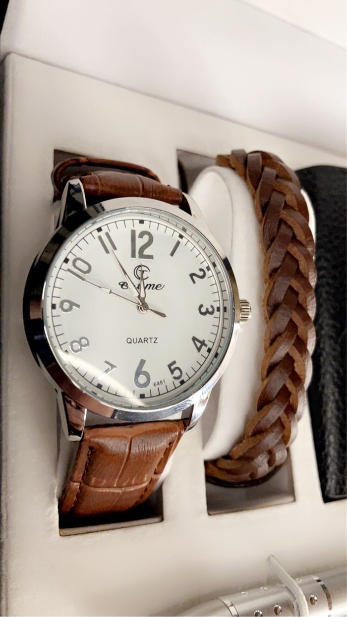 Magnifique coffret cadeau montre Quartz homme - photo numéro 3