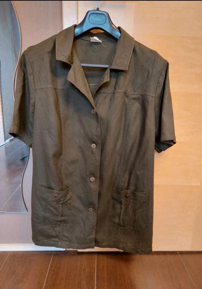 Chemise kaki