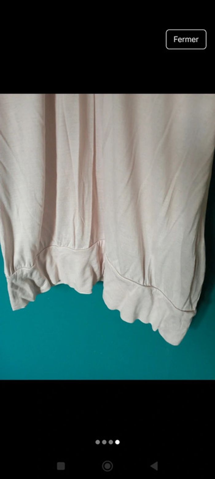 Tee shirt coton beige clair - photo numéro 4