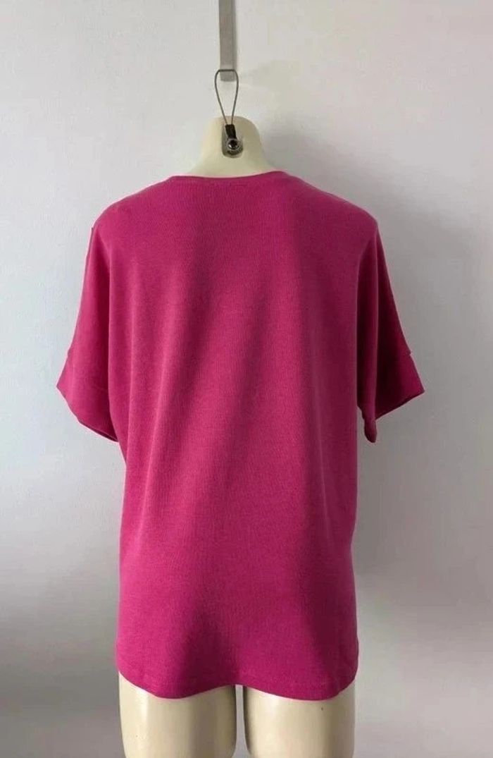 Blouse top chic fleurs - Savida - taille 40/42 - photo numéro 3