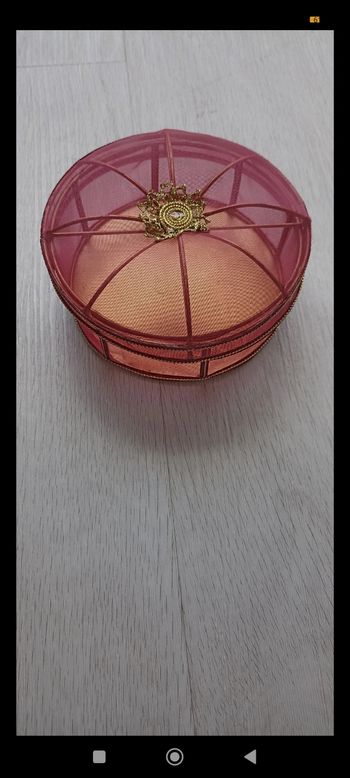 Petite boite rangement vide poches bijoux