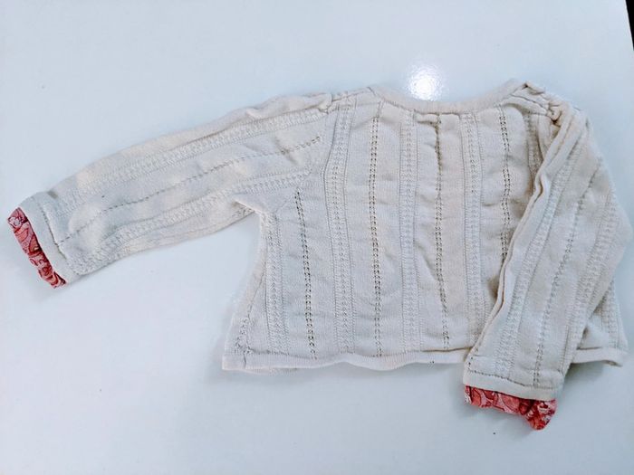 Ensemble robe gilet boléro tricoté maille Kenzo kids 9 mois 71 cm - photo numéro 11