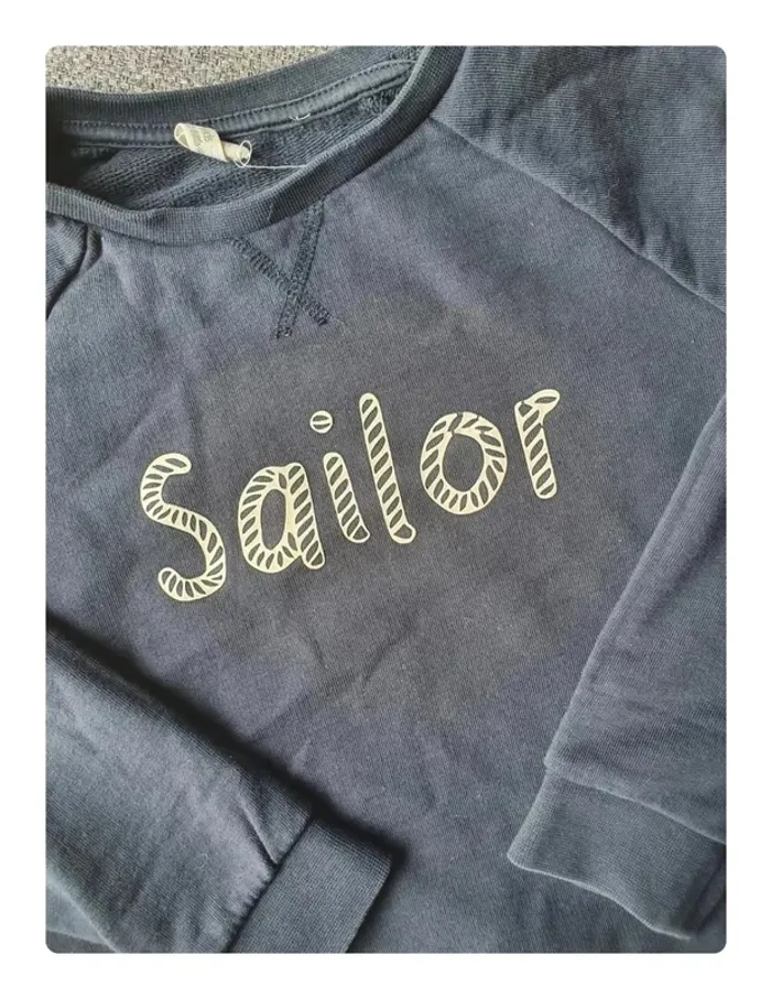 Sweat Sailor LC Kids by Little Cigogne 8 ans - photo numéro 2