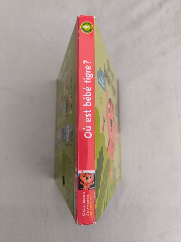 Livre sonore Où est bébé tigre ? Gallimard - photo numéro 9